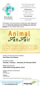 Animal fanfair invite